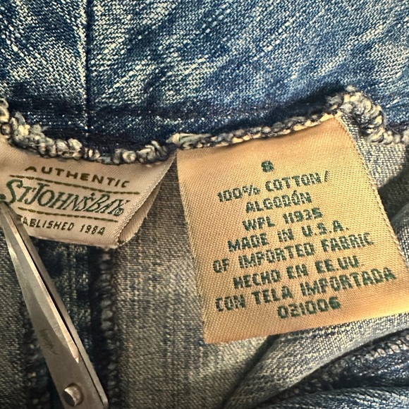 Vintage St Johns Bay Size 8 Women’s denim Skirt Med Wash - Picture 7 of 8